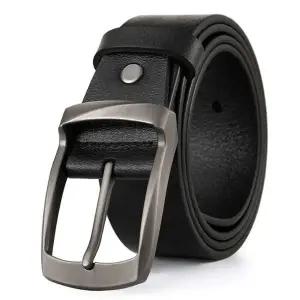 워크맨 FIP521M1 핀버클 소가죽 벨트 K2 블랙 가죽 남성허리띠