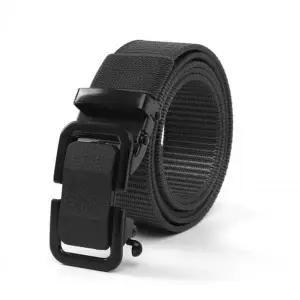 굿맨 JWM714H6 자동버클 데일리 벨트(블랙) 패브릭 클래식 캐주