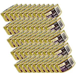 [셀러에이드]TBZ 중포장용 80m 투명 박스 테이프 50ea 택배박스테이프