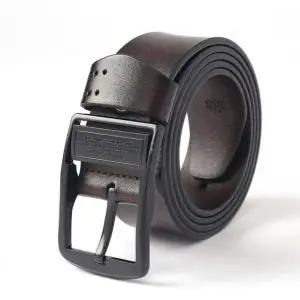 핀버클 MZY187Z4 인기 워크맨 소가죽 벨트(K5)(다크브라운) 감