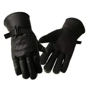 [셀러에이드]TBZ 오토바이용 겨울방한 가죽 라이딩장갑 자전거잡화
