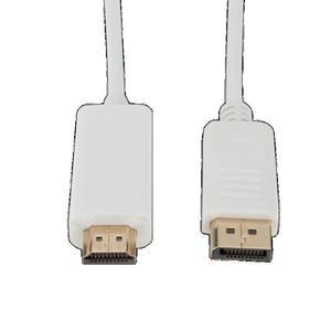 DP-HDMI 호환 케이블 1.8m 1080 HD 어댑터 컴퓨터 모니터 대형 DP를 PC 노트북 프로젝터호환  HDMI로 변환