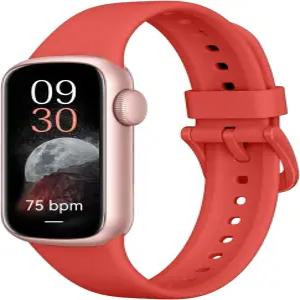 IMFRCHCS 피트니스 트래커 1.47인치 터치 디스플레이 스마트 워치 137+스포츠 모드 심박수 수면 모니터