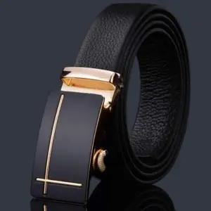 자동버클 ZYR941Q3 인기 위너맨 소가죽 벨트 감성 M2 (골드)