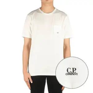 [CP컴퍼니] 남성 로고 반팔 티셔츠 141474344