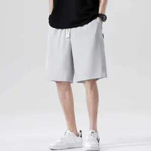 남성 AQD132D9 반바지 팬츠 캐주얼 스포츠 추리닝 와이드 밴딩