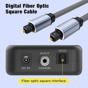 디지털 광 오디오 케이블 Toslink SPDIF 동축 앰프 플레이어 블루레이 Xbox PS4 TV 사운드바 광섬유 1m 2m