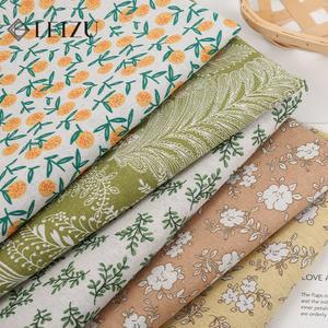 린넨원단 야드 코튼 린넨 패브릭 시골 깨진 패턴 수제 DIY 보관 가방 커튼 식탁보