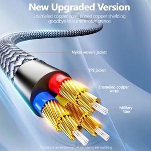 RCA-RCA 오디오 케이블 홈시어터 HDTV 앰프 스피커호환  RCA-남성 스테레오 코드