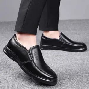 남자 WPX011C8 발편한 슬립온 로퍼 캐주얼 데일리 슈즈 블랙