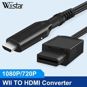 WII-HDMI 호환 변환기 케이블 HDTV 모니터 디스플레이 어댑터 HD 720P/1080P