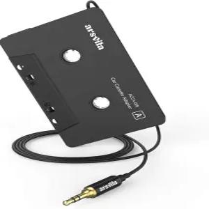 Arsvita Car 오디오 카세트 to Aux Adapter 3.5 MM Auxillary Cable Tape