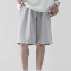 남자 OJQ136F5 반바지 반바지 무릎 기장 캐주얼 추리닝 5부