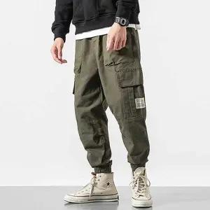 남자 TPX838E1 패션 조거 멋진 사복 캐주얼 밑단 밴딩 팬츠옷