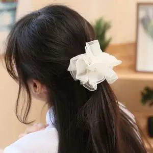 레이어 HML445D7 끈 곱창밴드 엔젤슈슈 아이보리 쉬폰 더블 스