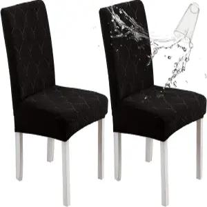 YUEANG 방수 식탁 의자 커버 식탁용 스트레치 파슨스 슬립 탈착식 세척 가능 주방 보호