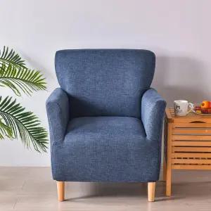 ELEOPTION 암체어 슬립커버 의자 커버 팔 스트레칭 포함 거실 사무실 클럽 인쇄 가구 보호기 패턴 1