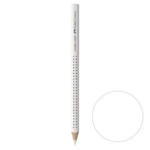 [셀러에이드]파버카스텔 점보그립 목색연필 11 09 01 화이트 (1개입) 스케치용