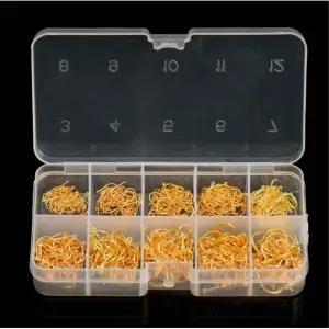 낚시바늘세트 600P 낚시바늘모음 메탈골드 낚시훅