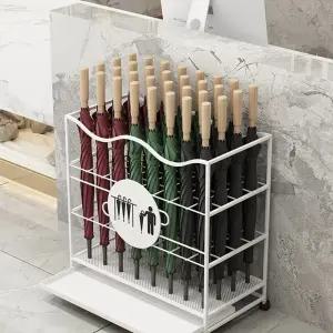 대형 우산 꽂이 철제 호텔 장우산 수납 식당 대형우산꽂이