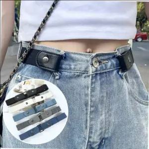 블랙 ZHO457H8 인기 밴딩 데일리 노버클 히든벨트 허리조절 히