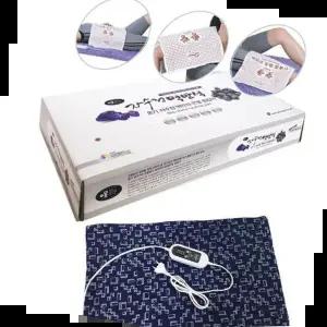 전기찜질패드 자수정 맥반석 전기찜질기 어깨 허리찜 W