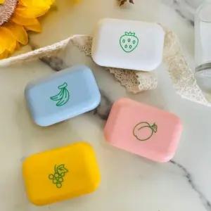 슈에뜨지니 렌즈케이스 귀여운 과일