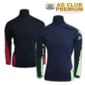 BS 래쉬가드 배색 프린트 WS_TS15