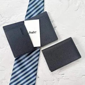 TBZ 국산 플럼도트MA8 블럭6포켓 소가죽 카드지갑