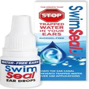 SwimSealTM 알코올 방울이나 귀마개 대신 일상적으로 사용할 수 있는 모든 자연 수영 선수의 귀 방울.