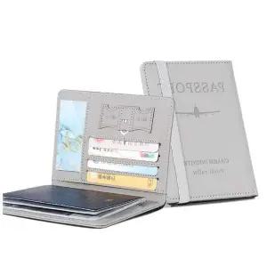 해킹방지 WSZ400Q8 멀티포켓 여행지갑 케이스 여권지갑