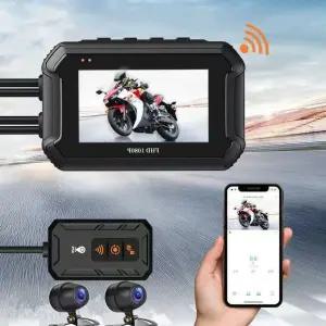 오토바이 블랙박스 휴대 전후 고화질 자체 화면 바이크