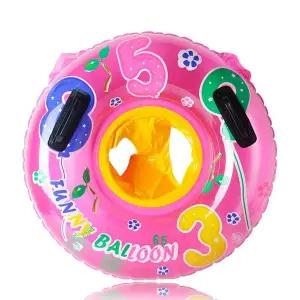 [셀러에이드]TBZ 손잡이 보행기튜브 핑크 65cm-손잡이랜덤 아가튜브 유아물놀이