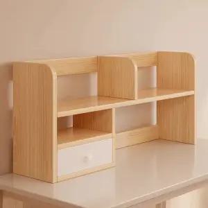 책상 상부장 학생 책꽂이 책상상부장 책장 우드 공부 서랍