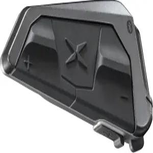 EXOCOM 링크-1 오토바이 헬멧 통신 시스템 인터콤 - 블루투스 + 노이즈 캔슬링 기능이 있는 슬림한 40mm HD