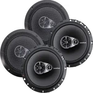 4 새로운 Rockford Fosgate R165X3 6.5인치 180W 3방향 자동차 오디오 동축 스피커 스테레오