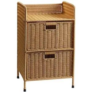 라탄 사이드 테이블 수납 보관함 거실 정리함 바구니 3단