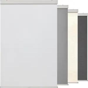 윈도우 룸 다크닝을 위한 프리 스톱 무선 롤러 쉐이드 반투명 블라인드 위아래 자외선 차단 창문 도어 가정