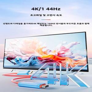 스위치 1/2 호스트 PD100W HD HDMI 타입 C - 범호환  프로젝션 케이블 4K/144HZ 비디오 ROG ALLY 변환