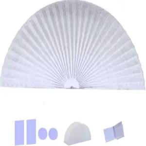 가레이마 리플 모양 아치 창문 주름 블라인드 반원형 그늘 무선 부직포 자가 접착 반달 원형 커버 쉽게