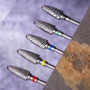 텅스텐 카바이드 네일 드릴 비트 회전식 매니큐어 커터 액세서리 젤 제거 5 가지 크기