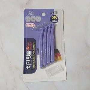 TBZ 치간칫솔 L타입 2S (0.8mm) 8개입