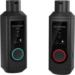MELLONARE MB-1 무선 XLR 블루투스 수신기 15시간 배터리 수명 BT 5.3 고충실도 오디오 모노/스테레오 모드