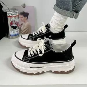 여자 데일리룩 통굽 키높이 캐주얼 스니커즈