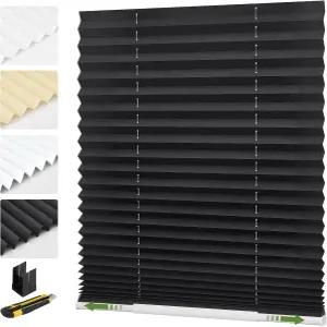 밀린 무선 주름 창문 그늘막 드릴 조절이 가능한 바닥 실내 창문용 임시 패브릭 블라인드 공구 절단 크기