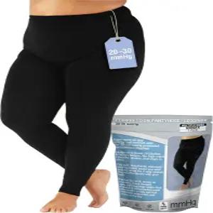 여성용 20-30mmHg 그라데이션 컴프레션 레깅스 - 정맥류 및 일상적인 편안함을 위한 하이 웨이스트 서포트