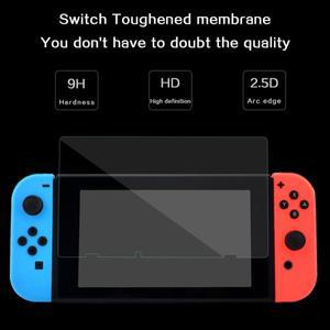 유리 스크린 HD 보호기 호환-Nintendo 호환 스위치 OLED 하드 필름 게임 콘솔