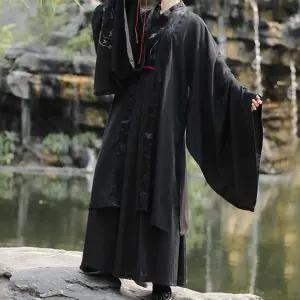 무사 타기 양가죽 남성 보호 크로스 도포 한파 라이딩 남자