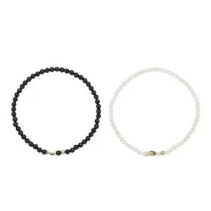 (쇼)14K 골드피쉬 젬스톤 팔찌