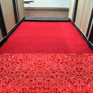 회사 롤매트A형 관공서 매트 120x100 코일 레드 학교